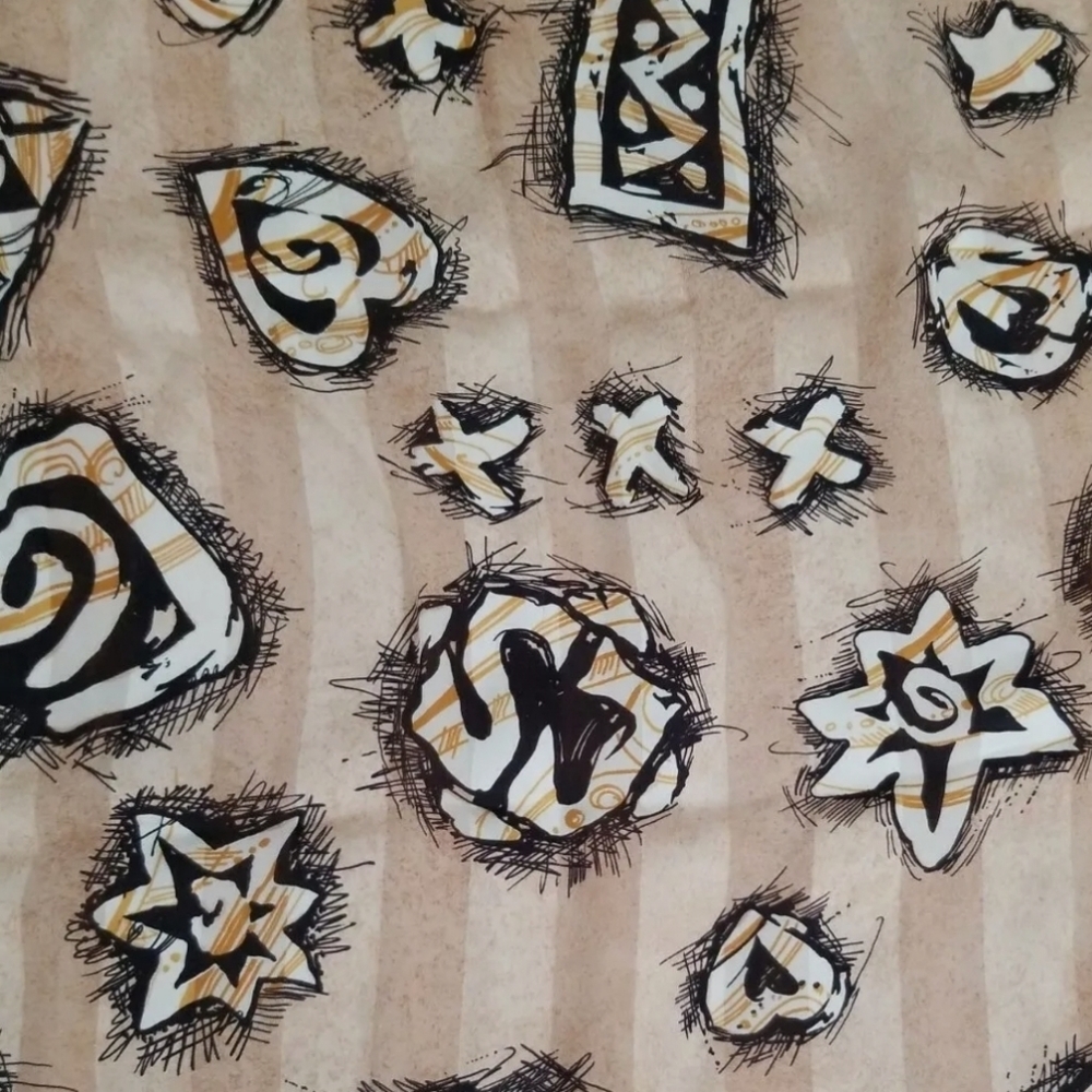 ST. JOHN 100% SILK TWILL HAND ROLLED EDGES 48 x 14